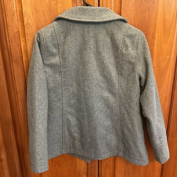 Classic Pea Coat, wool blend, Warm Winter Jacket - Picture 3 of 4